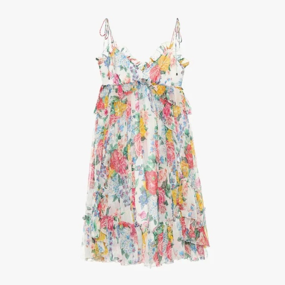 Zimmermann Multicolor Floral Dress